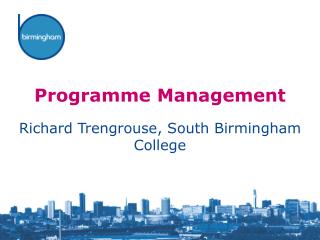 Programme Management