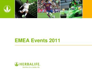 EMEA Events 2011