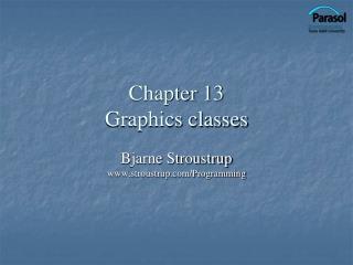 Chapter 13 Graphics classes