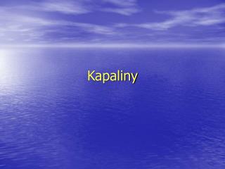 Kapaliny