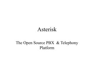 Asterisk