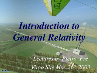 Introduction to General Relativity