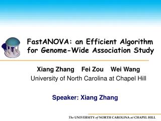 FastANOVA: an Efficient Algorithm for Genome-Wide Association Study
