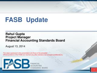 FASB Update