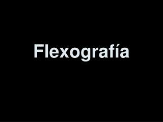 Flexografía