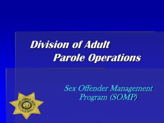 Division of Adult Parole Operations