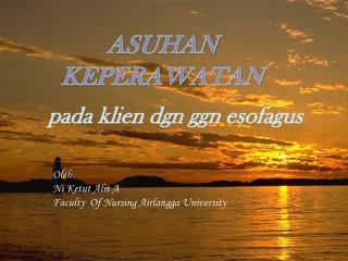 ASUHAN KEPERAWATAN