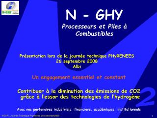 N - GHY Processeurs et Piles à Combustibles