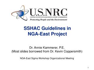 SSHAC Guidelines in NGA-East Project