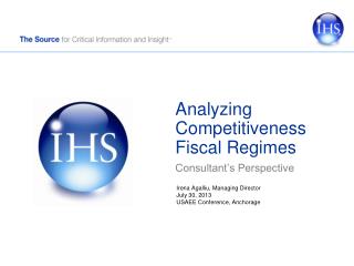 Analyzing Competitiveness Fiscal Regimes