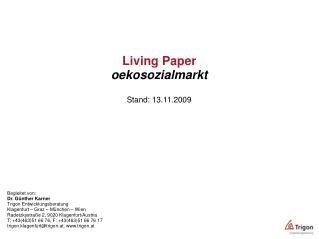 Living Paper oekosozialmarkt