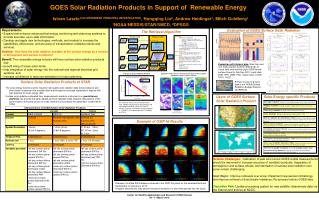 GOES Solar Radiation Products in Support of Renewable Energy