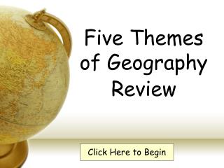 Five Themes of Geography Review