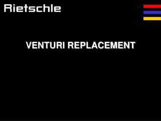 VENTURI REPLACEMENT