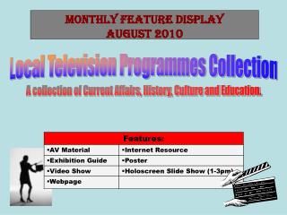 Local Television Programmes Collection