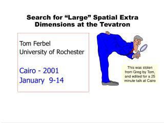 Search for “Large” Spatial Extra Dimensions at the Tevatron