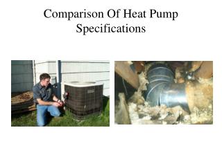 Comparison Of Heat Pump Specifications