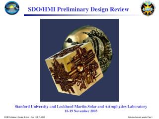 SDO/HMI Preliminary Design Review