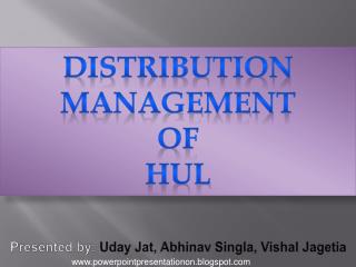 Presented by: Uday Jat , Abhinav Singla , Vishal Jagetia