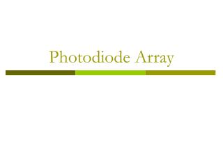 Photodiode Array