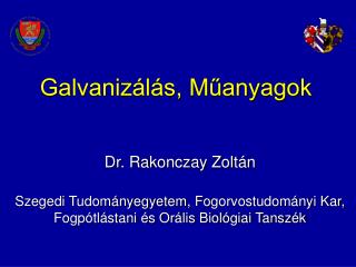 Galvanizálás, Műanyagok