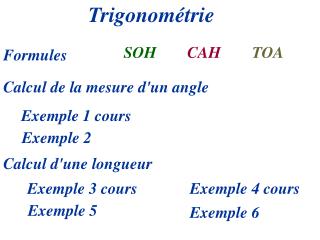 Trigonométrie
