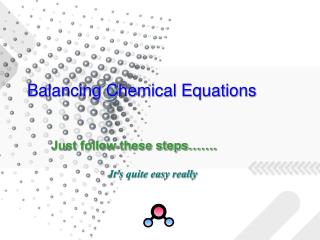 Balancing Chemical Equations