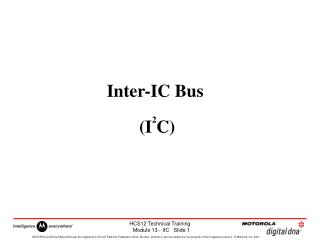 Inter-IC Bus