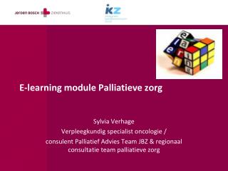 E-learning module Palliatieve zorg