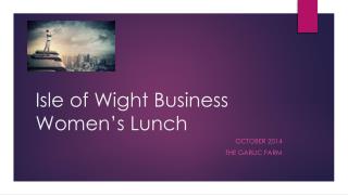 Isle of Wight Business Women’s Lunch
