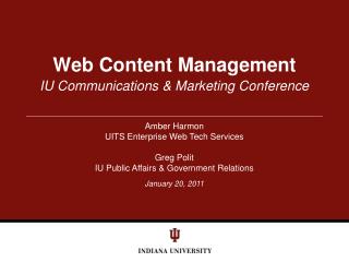 Web Content Management