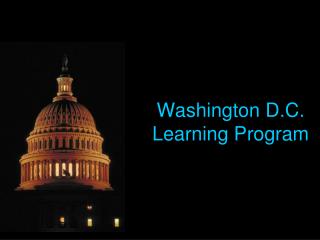 Washington D.C. Learning Program