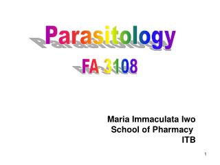 Parasitology