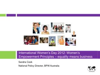 International Women’s Day 2012: Women’s Empowerment Principles – equality means business