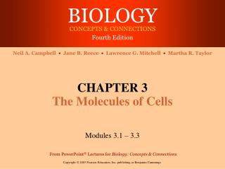 CHAPTER 3 The Molecules of Cells