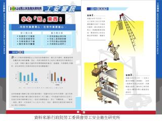 資料 來源 : 行政院勞工 委員會勞工安全衛生研究所