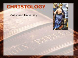 CHRISTOLOGY