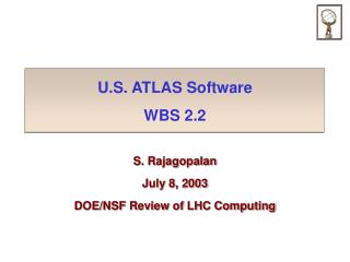 U.S. ATLAS Software WBS 2.2