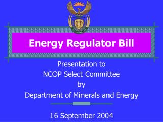 Energy Regulator Bill