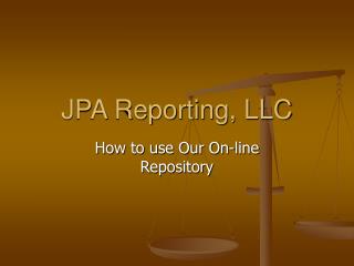 JPA Reporting, LLC