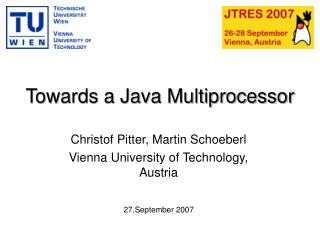 Towards a Java Multiprocessor