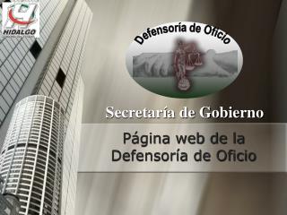Página web de la Defensoría de Oficio
