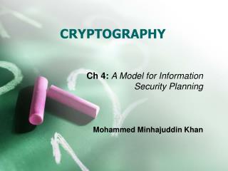 CRYPTOGRAPHY