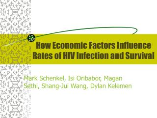 How Economic Factors Influence Rates of HIV Infection and Survival