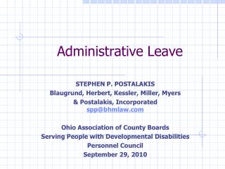 Administrative Leave