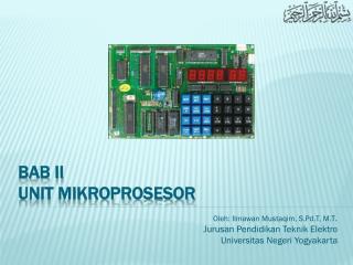 BAB II Unit Mikroprosesor