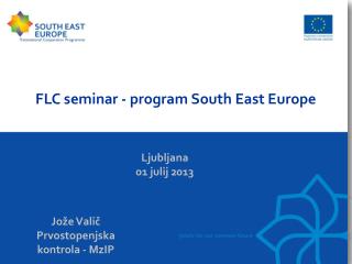 FLC seminar - program South East Europe