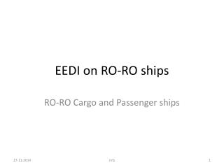 EEDI on RO-RO ships