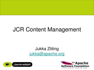 JCR Content Management