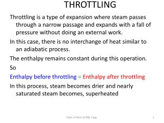throttled meaning
